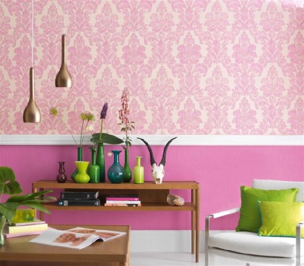 Paper Pintat Rosa De Medallons