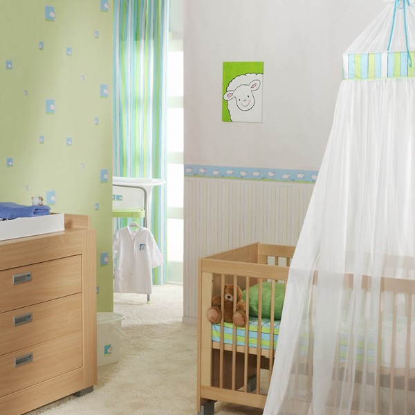 Paper de paret per nadons d'ovelles