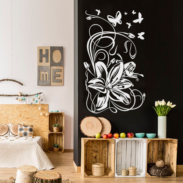 VINIL DECORATIU FLORAL FL118