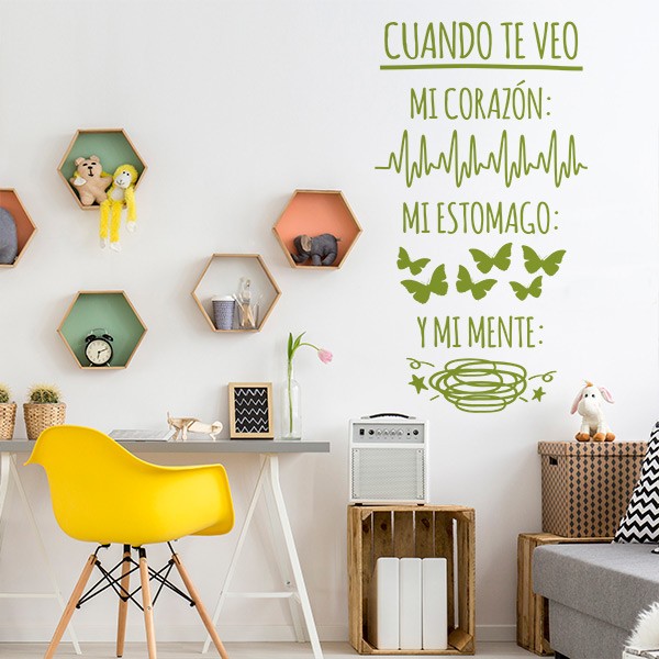 VINIL DECORATIU TEXT TE034