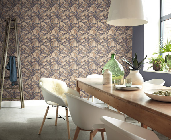 PAPER PINTAT FULLES DE PLANTES 6341-08