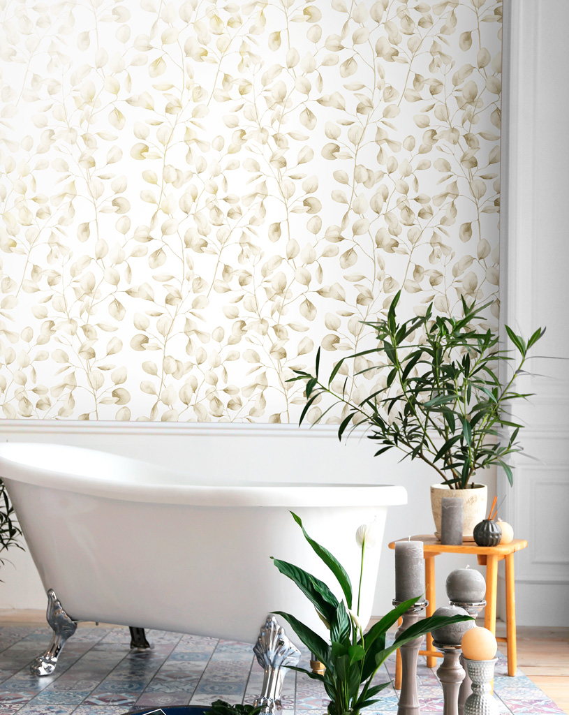 PAPER PINTAT FULLES DAURADES 075